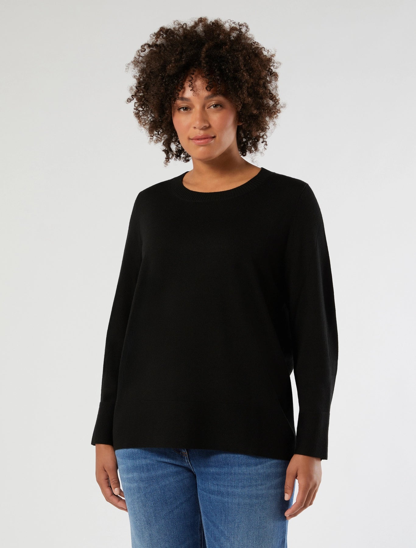 Marina Rinaldi  Ninfe Jumper   Black