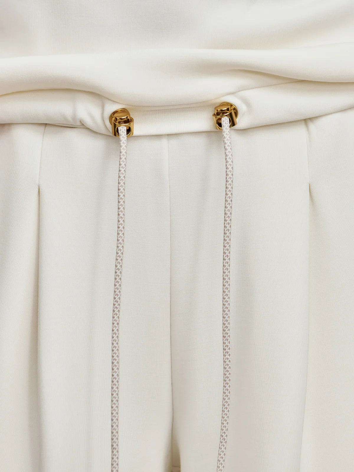 Varley Hannah Cowl Neck in Egret