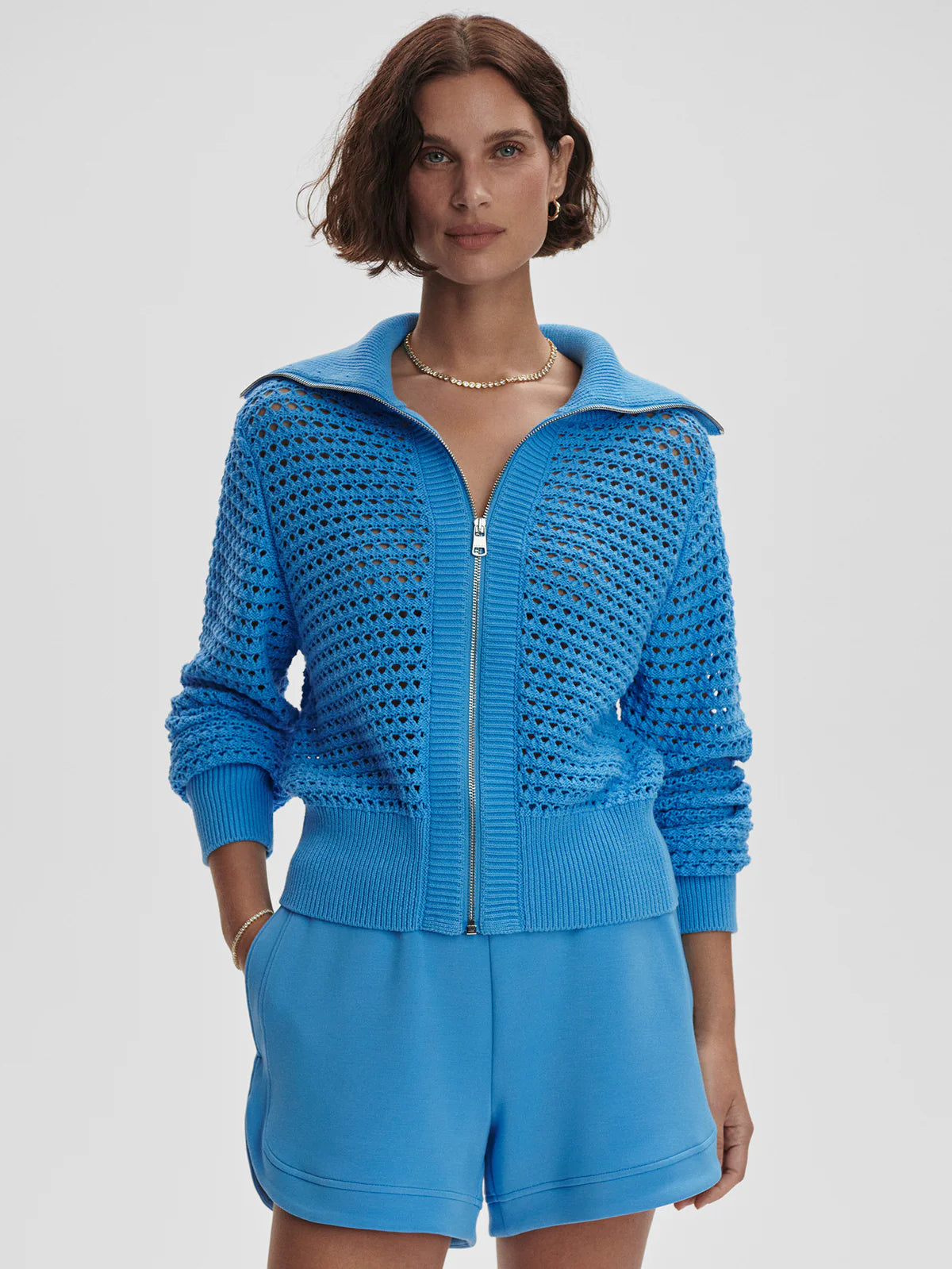 Varley Eloise Zip-Through Knit