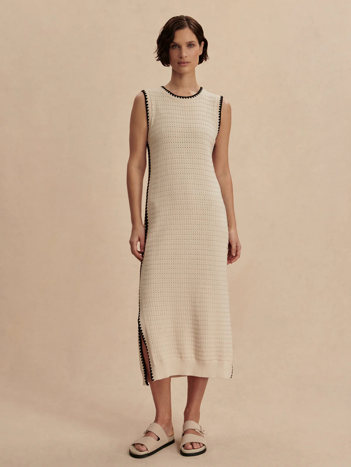 Varley Dwight Tank Knit Midi Dress
