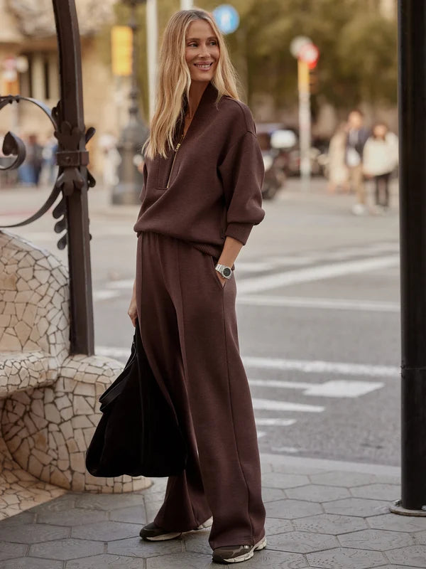 Varley Wide Leg Pant 30 - Coffee Bean