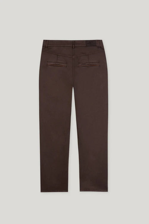 Luisa Cerano Chocolate Tapered Jeans