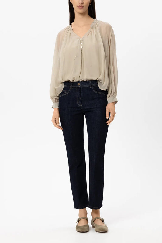 Luisa Cerano Straight Leg Denim Jeans