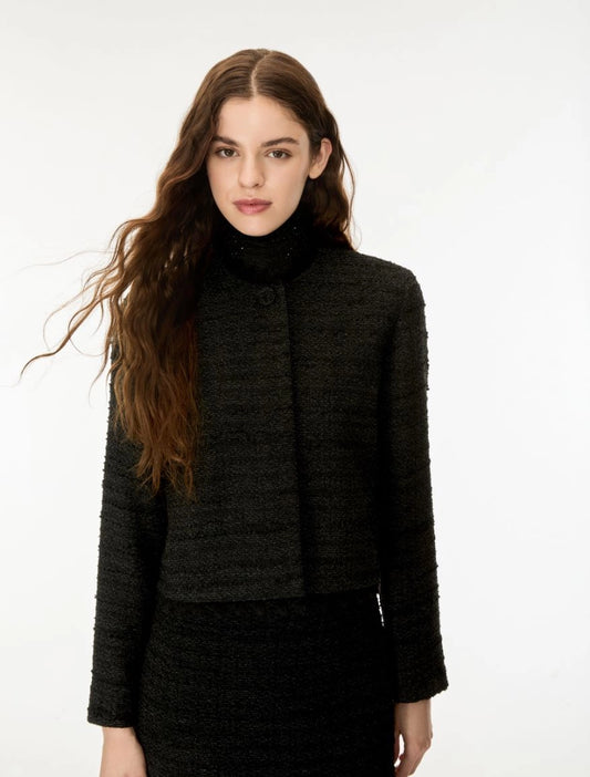 Iblues Tweed Jacket  Black  IBLDRITTO
