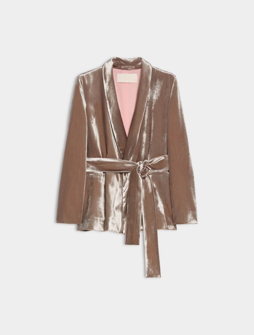 iBlues BELTED BLAZER Mastic  IBLCURVATO - 7046086202001