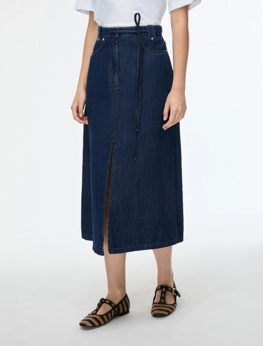 iBlues Denim Flared Skirt