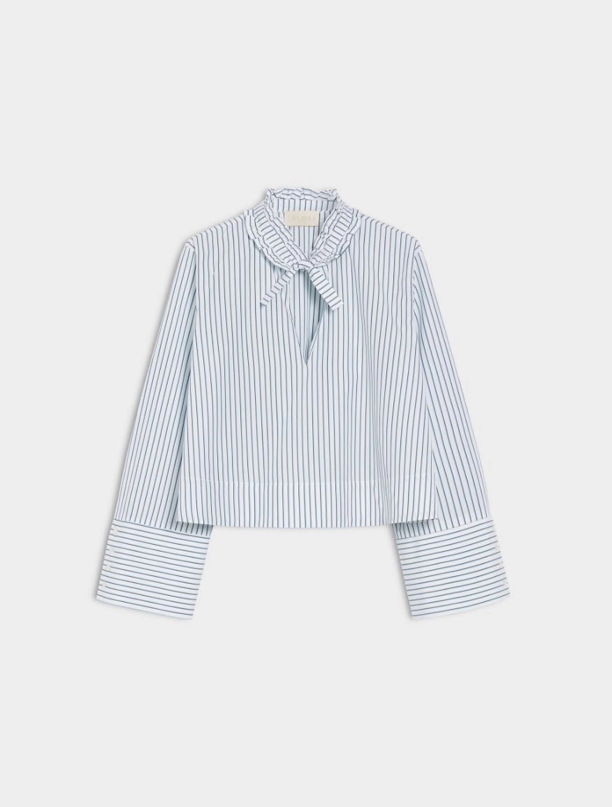 Iblues Blouse  Ibllonza  Navy, Blue and White