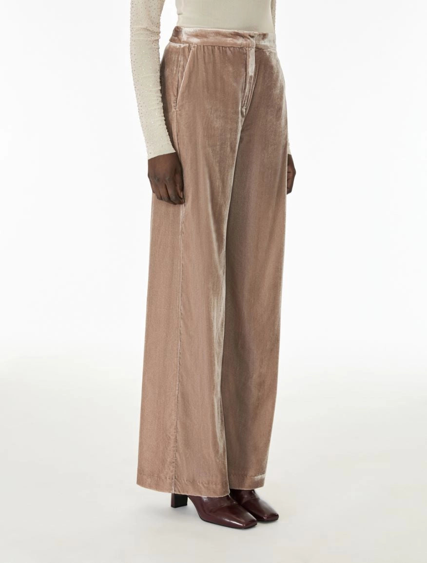 iBlues FIGURE-SKIMMING TROUSERS Mastic  IBLDESERTO - 7136156202001