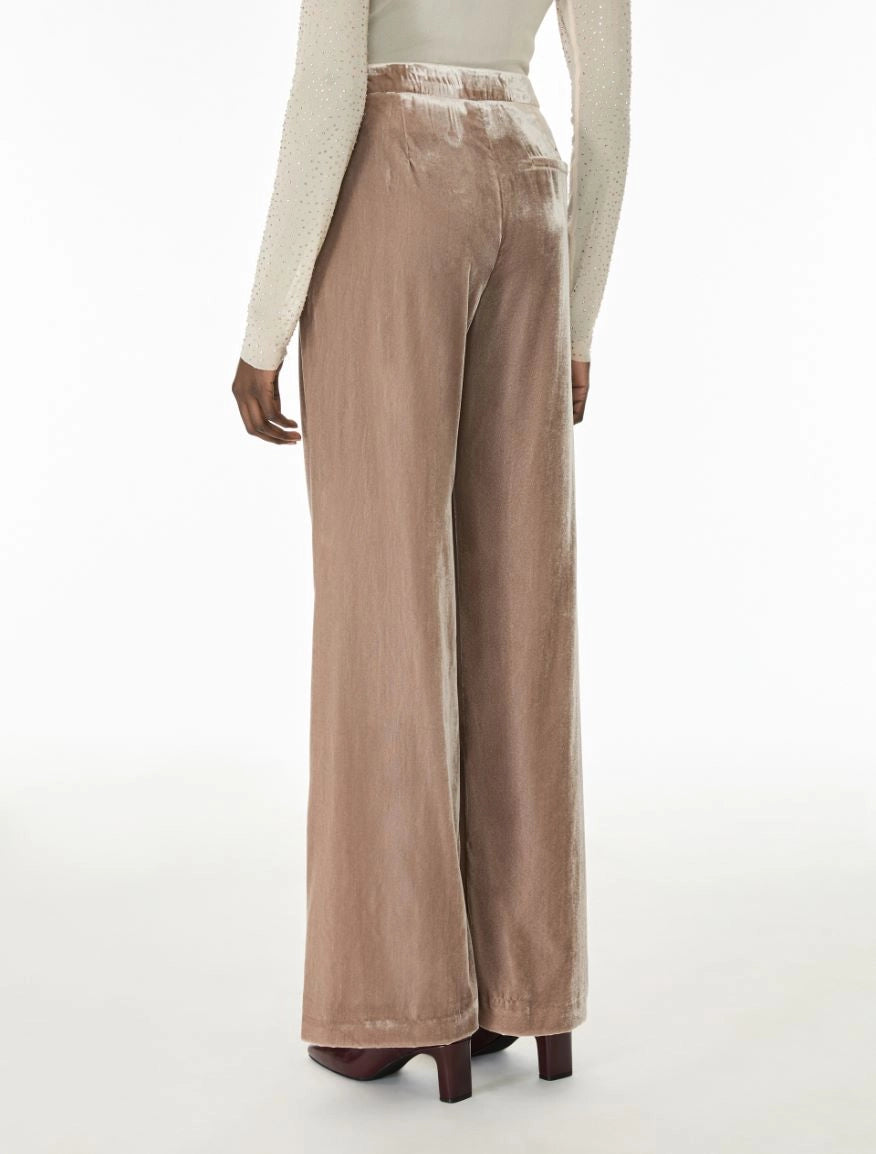 iBlues FIGURE-SKIMMING TROUSERS Mastic  IBLDESERTO - 7136156202001