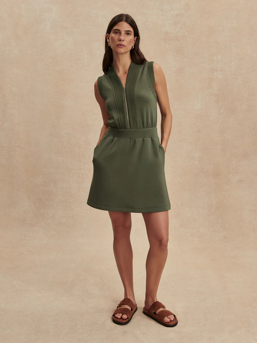 Varley Polyanna Half-Zip Dress