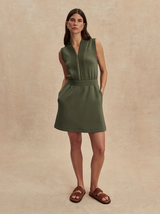 Varley Polyanna Half-Zip Dress