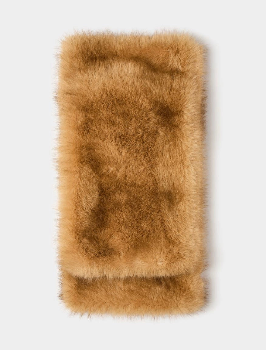 IBLUES FLUFFY STOLE - HONEY