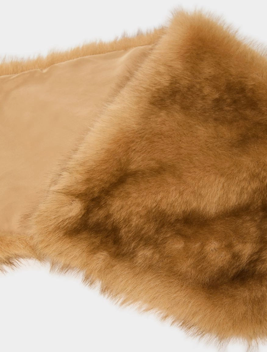 IBLUES FLUFFY STOLE - HONEY