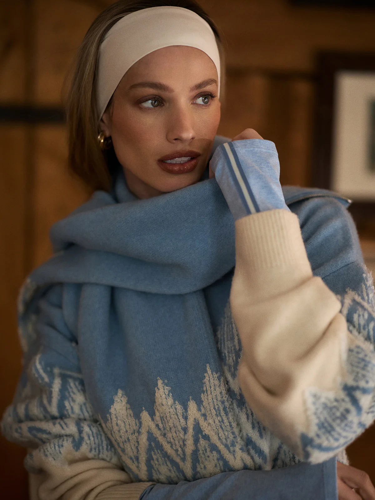 Varley Hedda Fair Isle Half-Zip