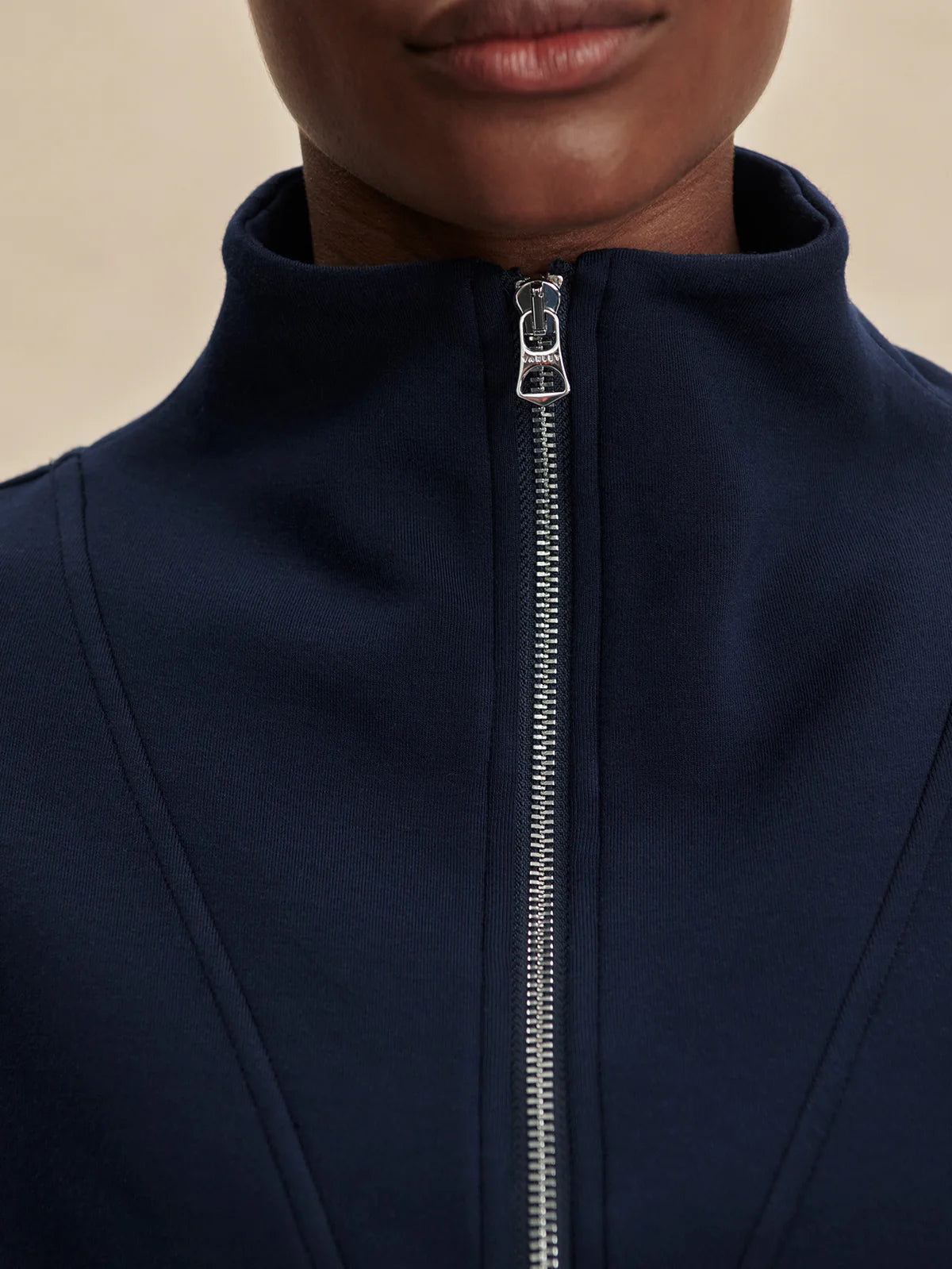 Hawley Half Zip Sweat  Navy