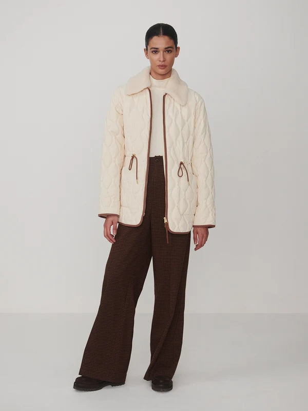 Varley Bartley Quilted Jacket - Parchment