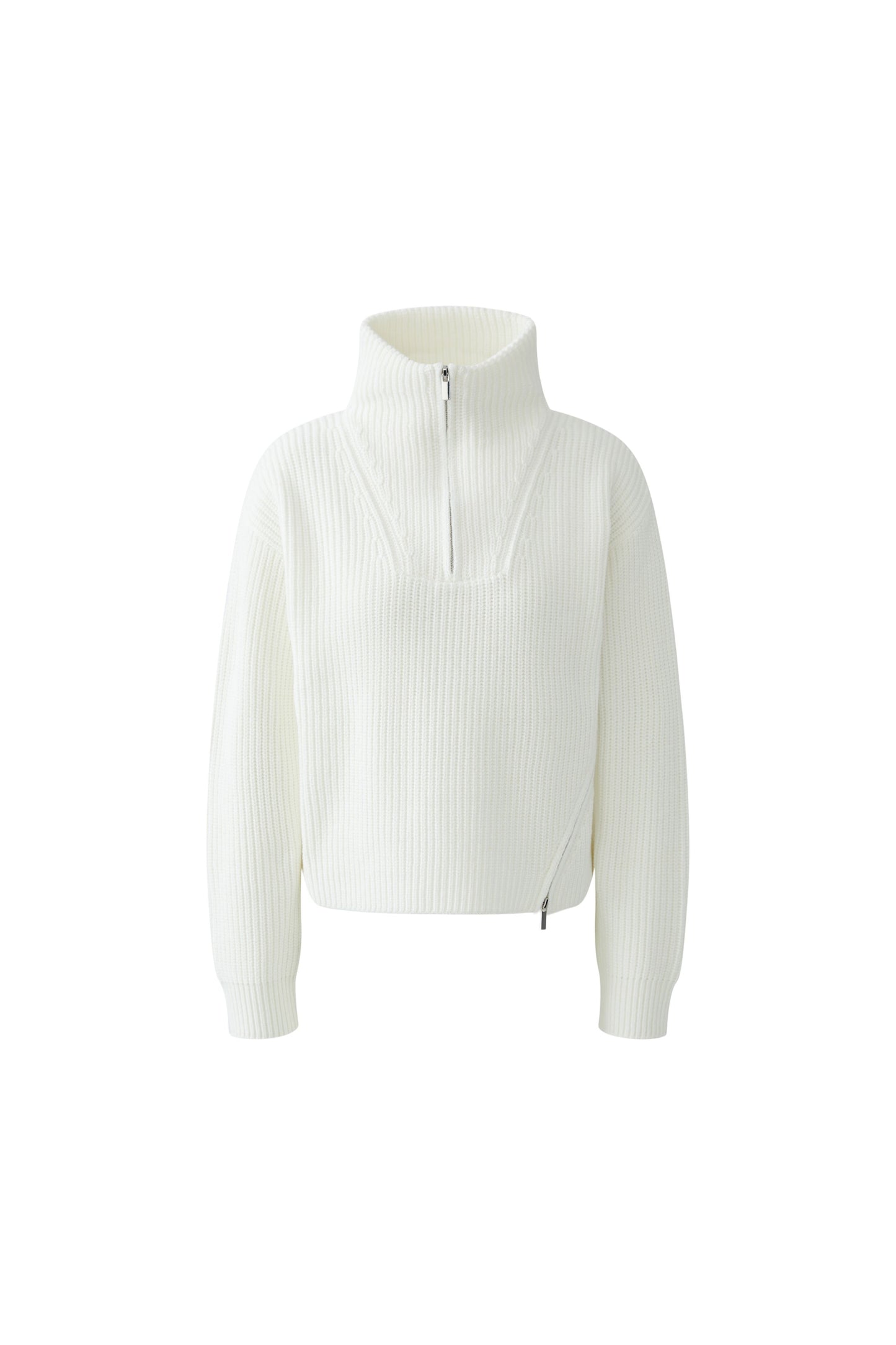 Oui Quarter Zip Knit Sweater