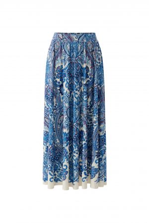 Oui Blue Maxi Skirt