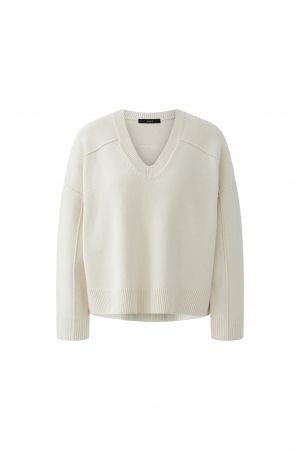 Oui Off White Jumper