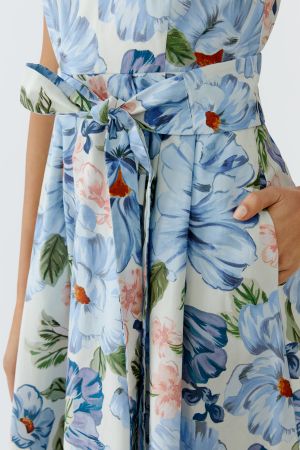Oui Floral Midi Dress