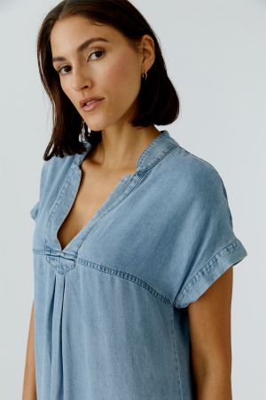 Oui Blue Denim Dress