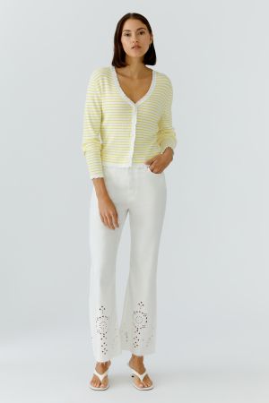 Oui Cropped Easy Kick Jeans