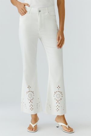Oui Cropped Easy Kick Jeans