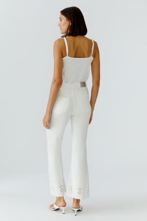 Oui Cropped Easy Kick Jeans