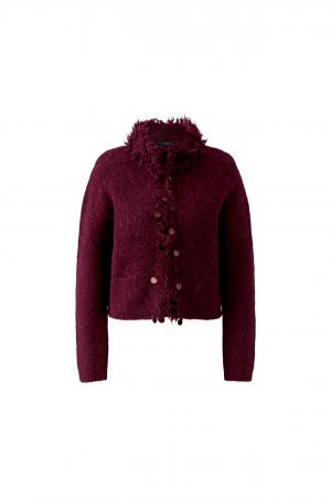 Oui Cardigan in Bramble Berry  99761