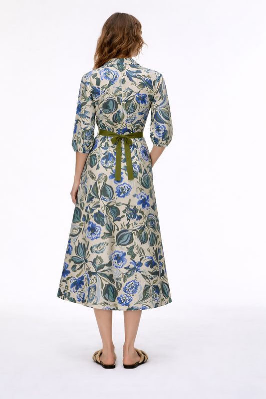 IBlues FLARED, FIGURE-SKIMMING DRESS  IBLSALMO