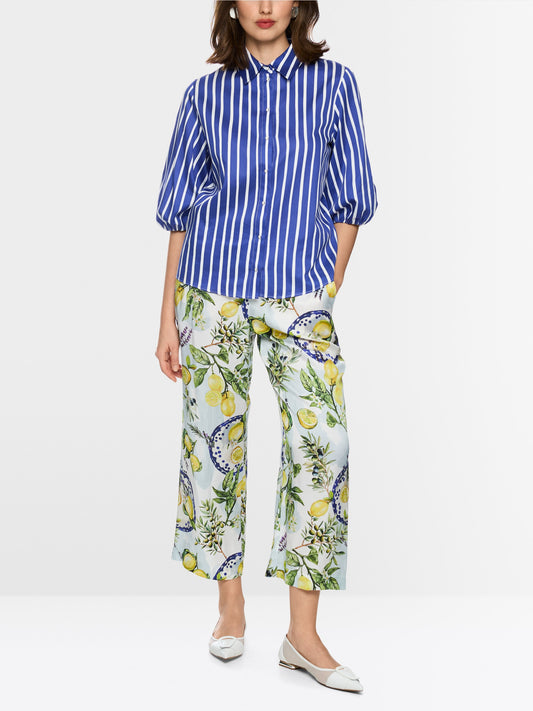 MarcCain Striped cotton shirt blouse  Item no.: AA 51.04 W01 col. 757