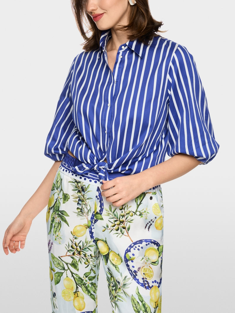 MarcCain Striped cotton shirt blouse  Item no.: AA 51.04 W01 col. 757