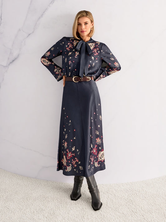 Marc Cain Paisley Print Dress