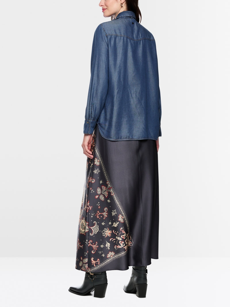 Marc Cain Denim Blouse ‘Rethink Together’