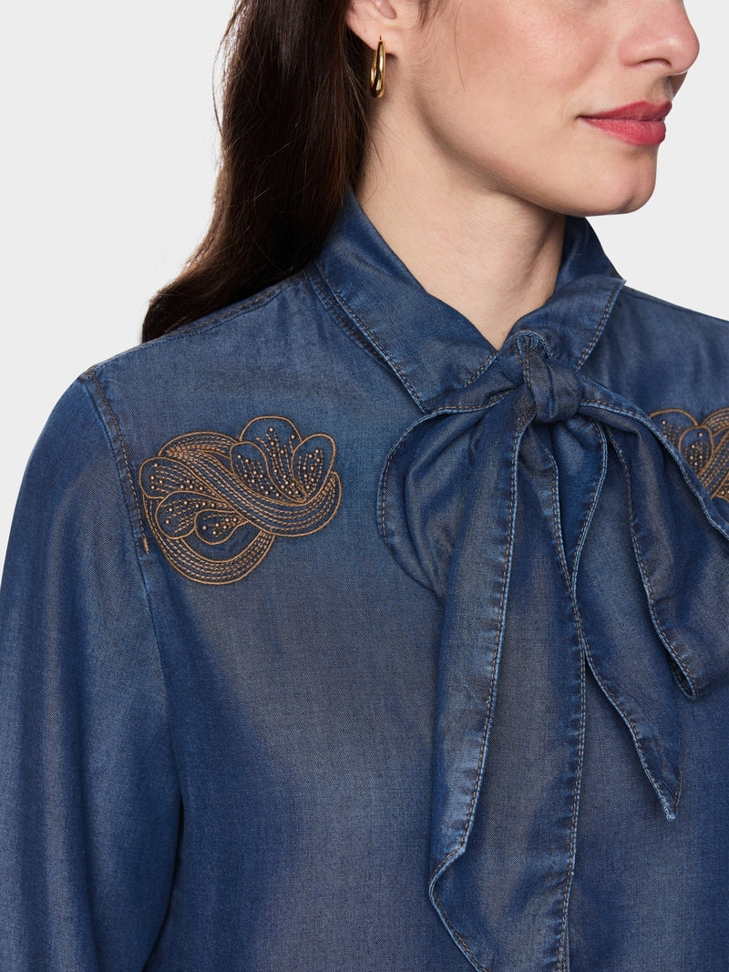 Marc Cain Denim Blouse ‘Rethink Together’