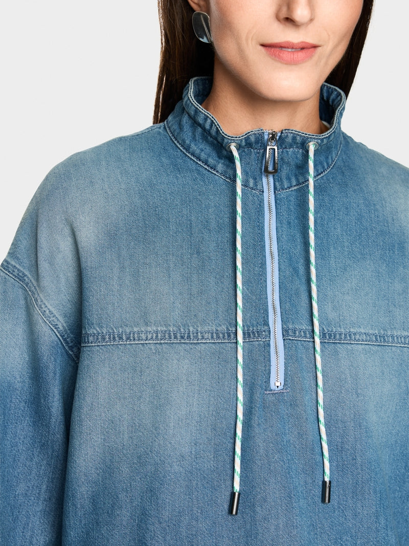 Marc Cain Sporty Denim Blouse