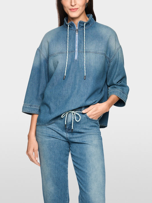 Marc Cain Sporty Denim Blouse