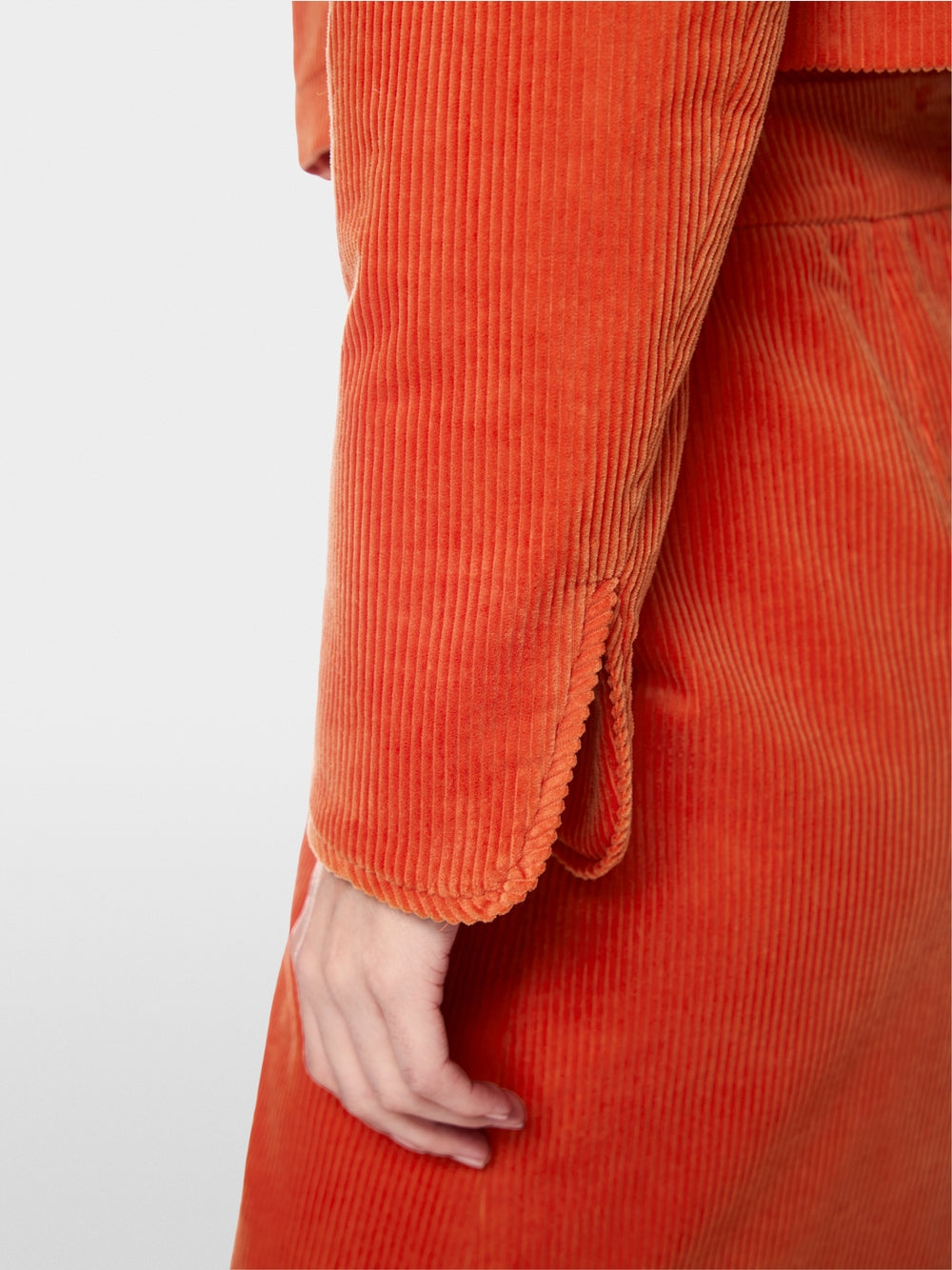 Marc Cain Orange Corduroy Short Jacket  BC 31.19 W02 484