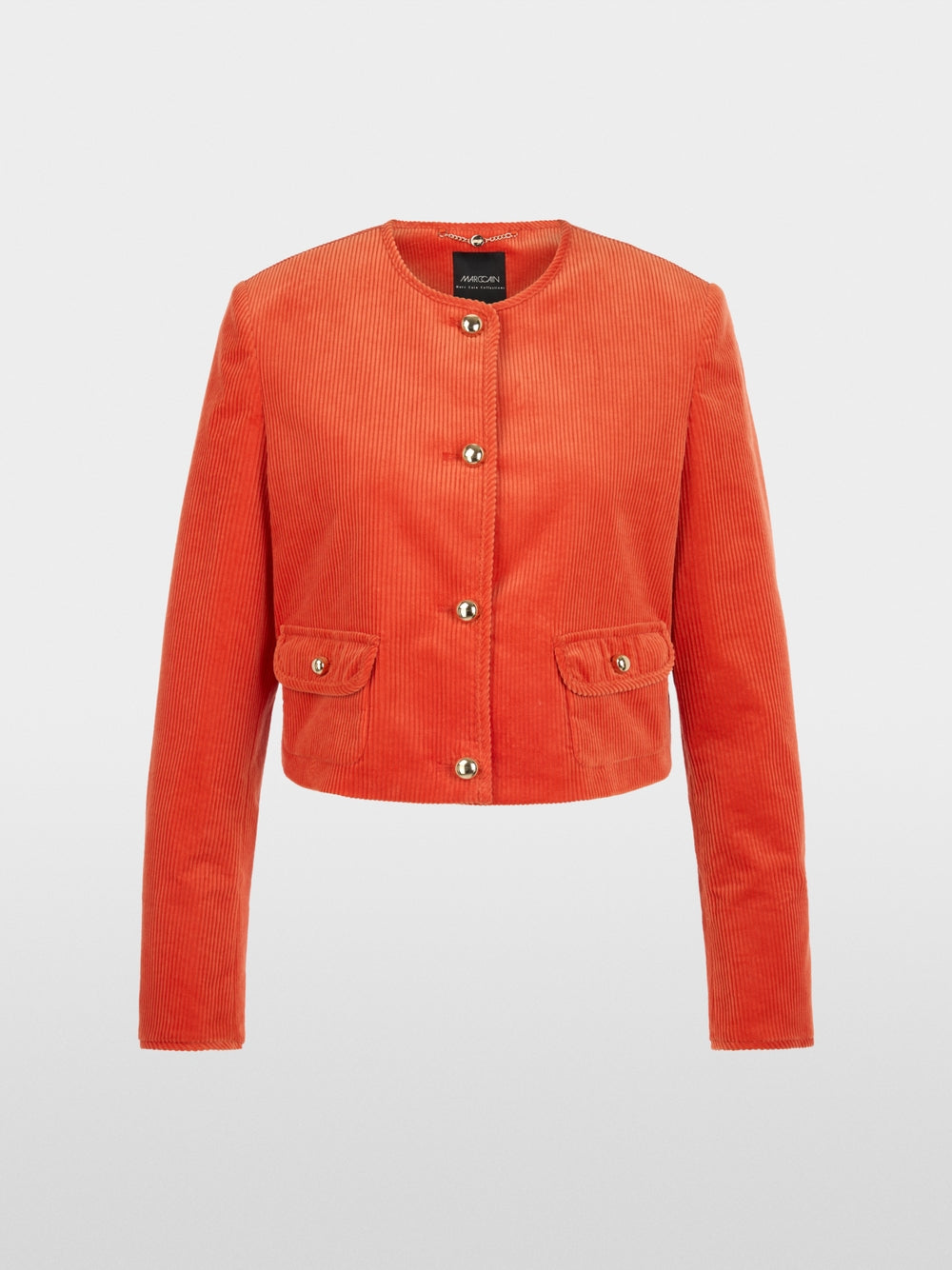 Marc Cain Orange Corduroy Short Jacket  BC 31.19 W02 484