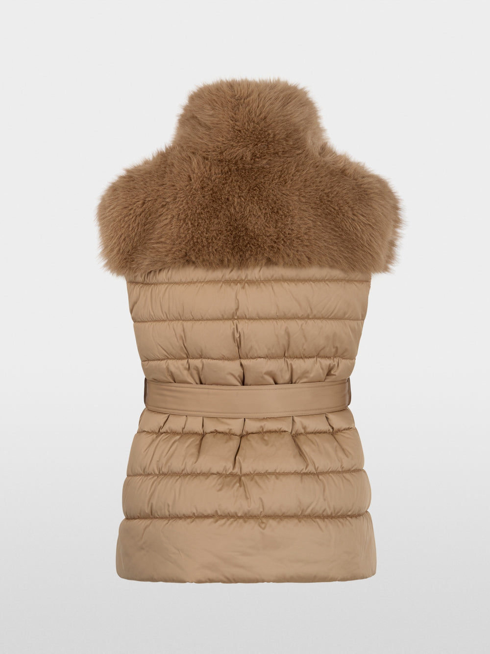 Marc Cain Faux Fur Gilet with quilted back  BC37.04 W72 620