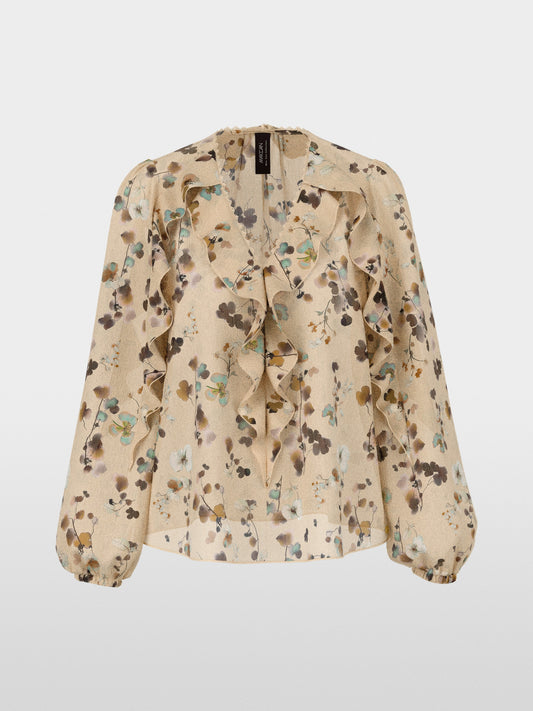 Marc Cain Chiffon Flounce Blouse  BC 51.08 W54 Col 126