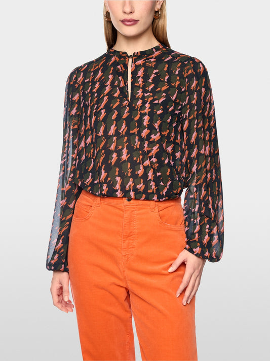 Marc Cain Abstract Print Blouse BC 51.36 W20 484