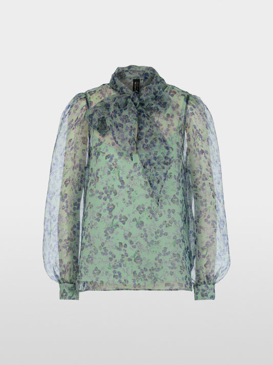 Marc Cain Silk Pussybow Blouse BG51.05 W07