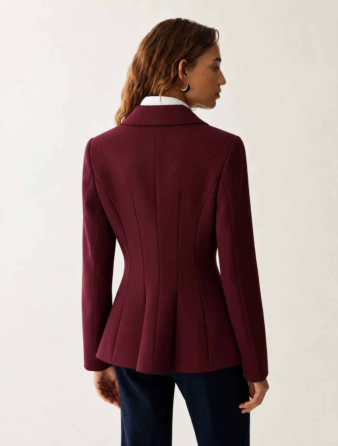 PennyBlack Technical Blazer - Burgandy
