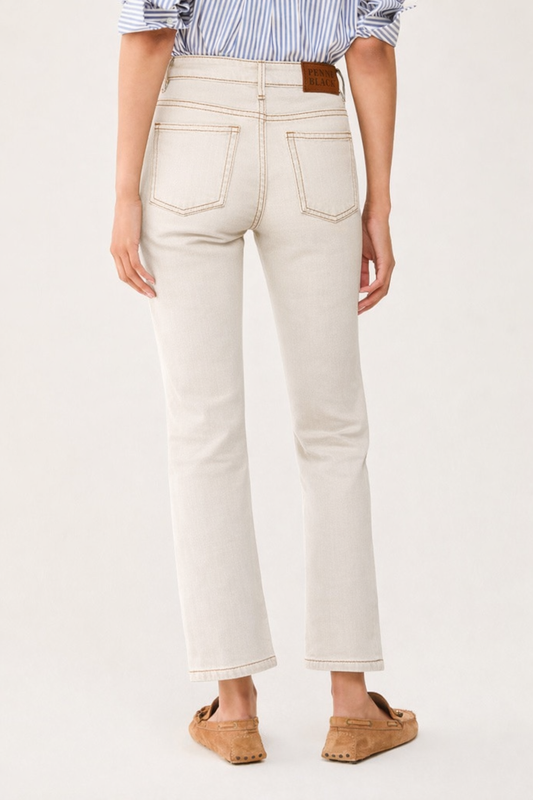 PennyBlack Cream Mini-flared jeans