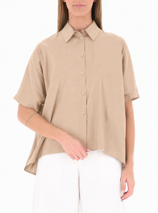 MaxMara Beachwear Beige Shirt