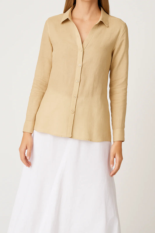 120% Lino Long Sleeved Shirt