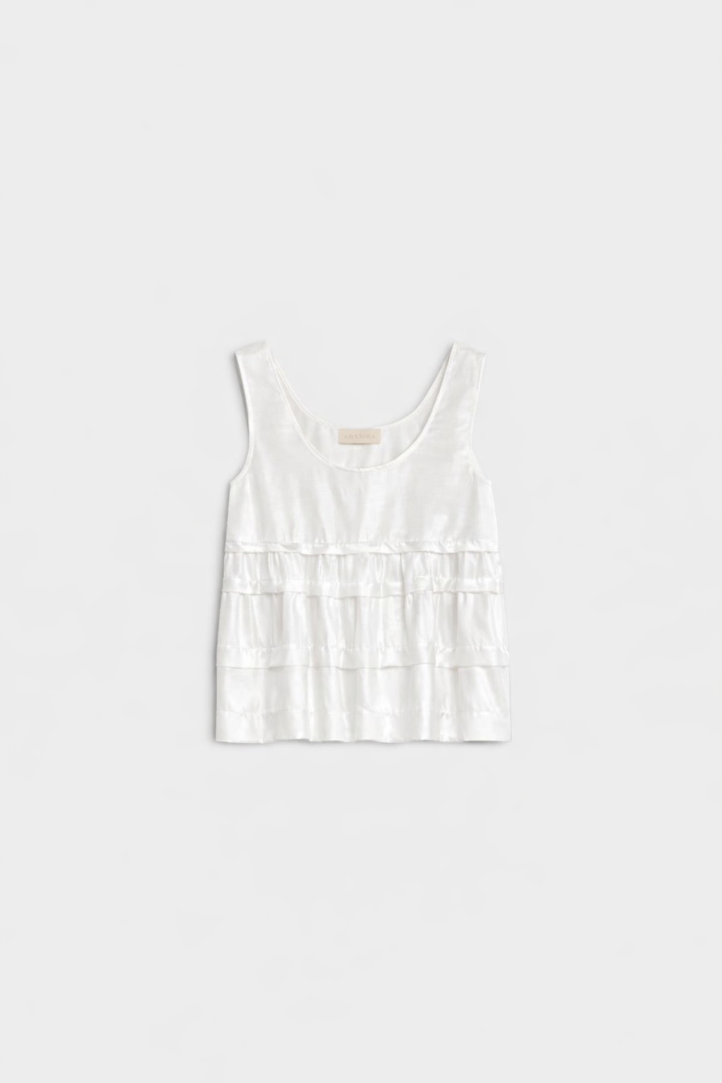 iBlues White Silk-Blend Top