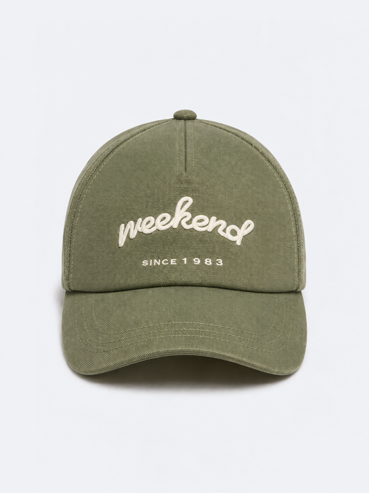 Weekend Maxmara Baseball Cap  Sage Green  WKDAELFI