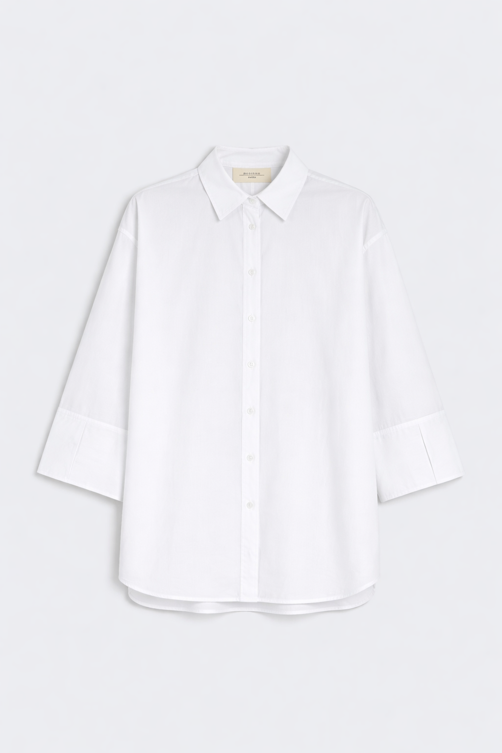 Weekend MaxMara Cotton Poplin Oversize Shirt   White  WKDHUDSON